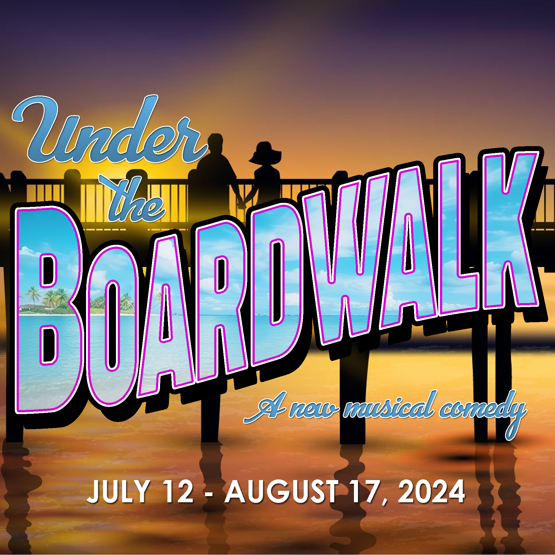 Under the Boardwalk live on stage at the Pines Dinner Theatre